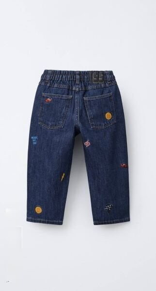 Asarkids Araba Nakışlı - Koyu Mavi