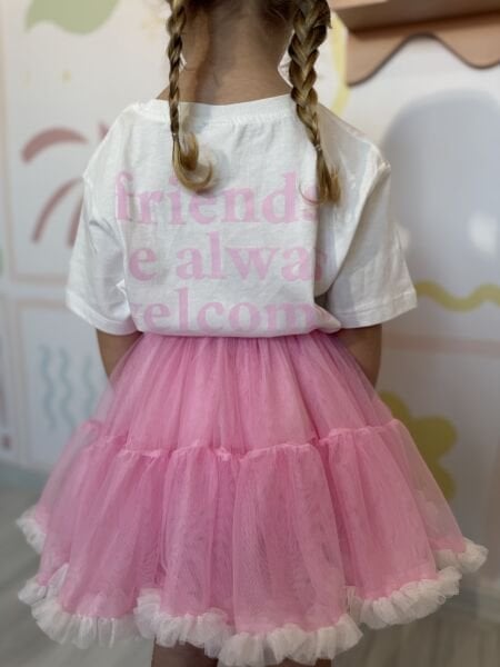 Asarkids Karnaval Etekli 2’li Tişört Takım - Pembe