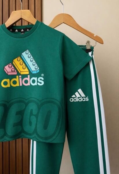 Asarkids 3 Çizgili Lego Eşofman Takımı - Yeşil