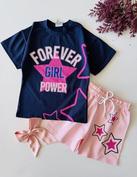 Sloganlı Deniz Takım - Soft Lacivert