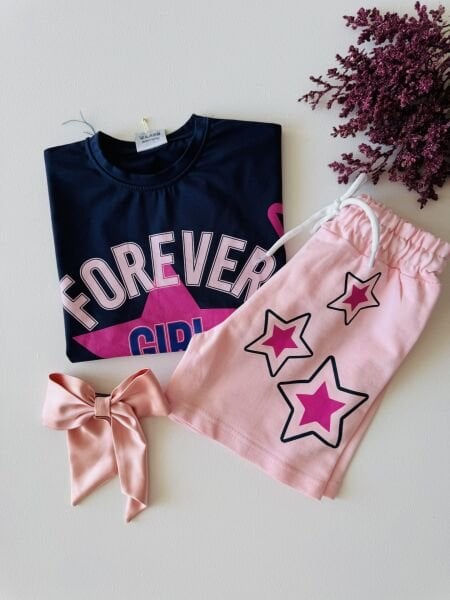 Sloganlı Deniz Takım - Soft Lacivert