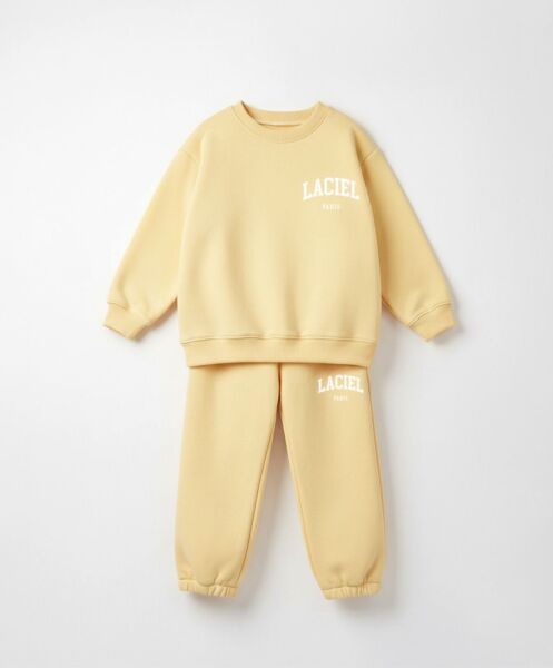 La'ciel Paris Basic Kapüşonsuz Takım - Soft Sarı