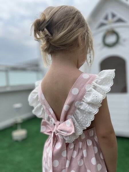 Pauntiyeli Fırfırlı Zeynep Tulum - Pembe