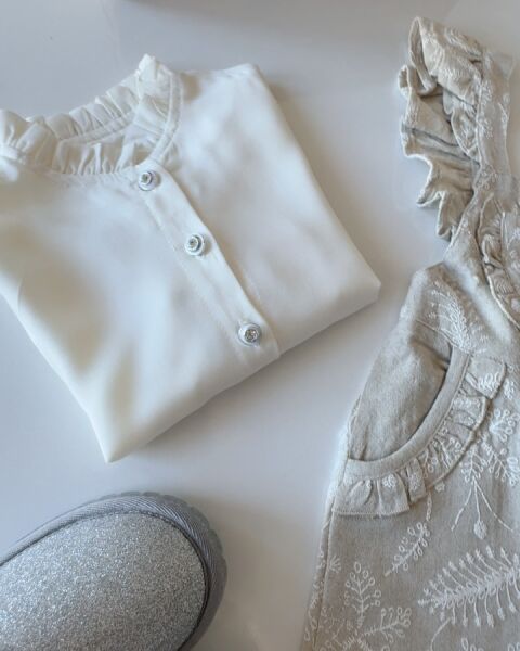 Brode Nakış  Salopet  - Bej