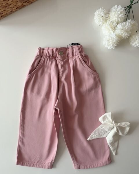 Asarkids La'ciel Paris Denim Balon Pantolon - Pembe