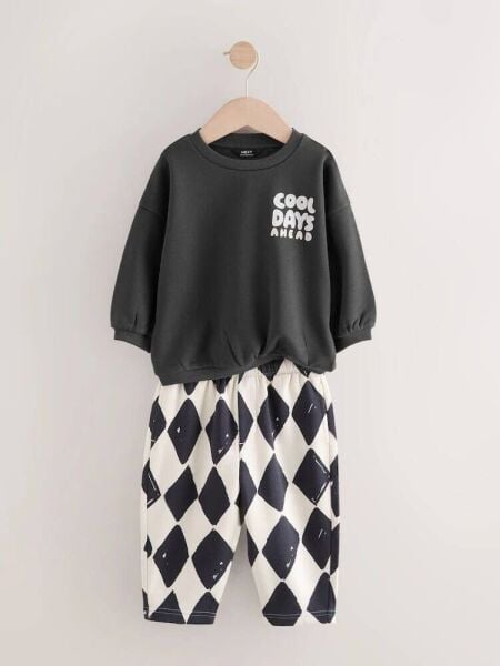 Cool Days Sloganlı Takım - Füme