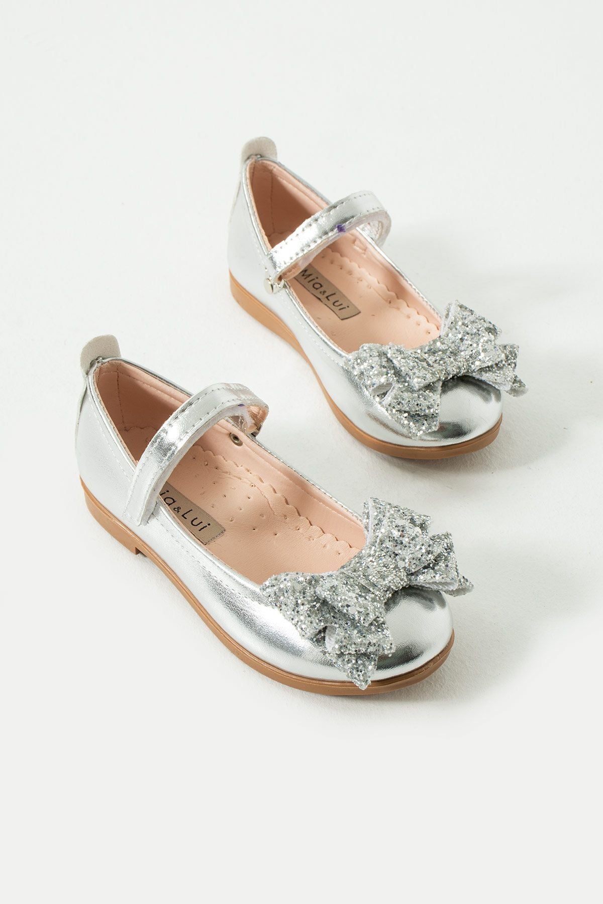 Asar Kids Fiyonk Babet Ayakkabı - Gümüş