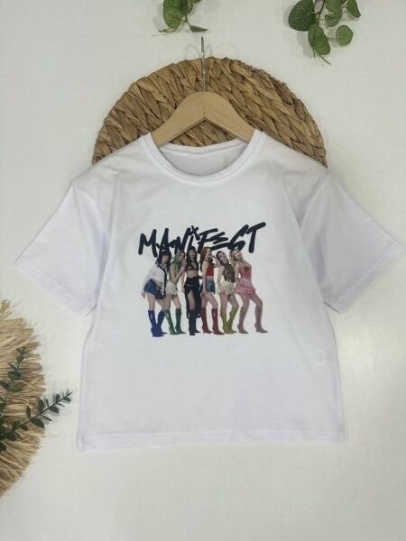 Asar Kids Manifest Tişört - Beyaz