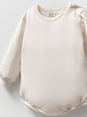 Yumuşak Denim Tulum 2'li Takım - Mavi