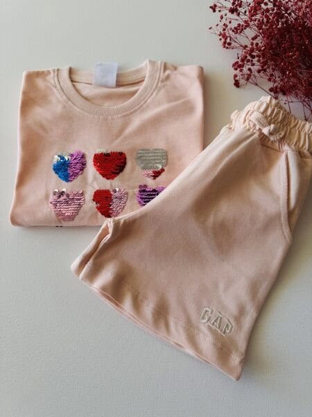 Kalpli Pul Payet Deniz Takım - Somon