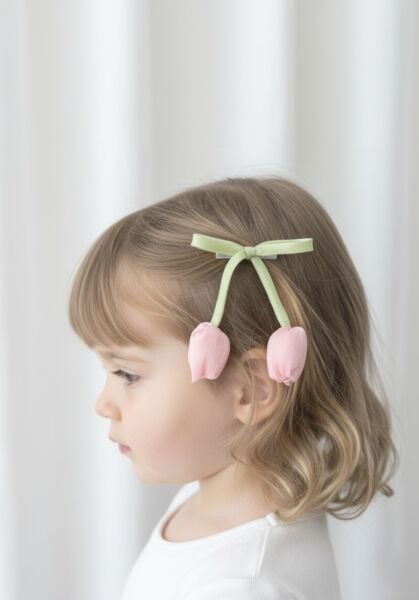 Asarkids  Lale Aplikeli Toka - Pembe